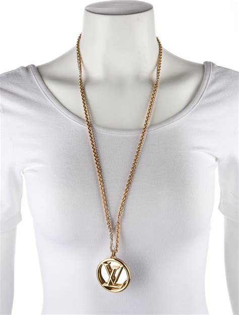 louis vuitton m necklace|louis vuitton women's necklaces.